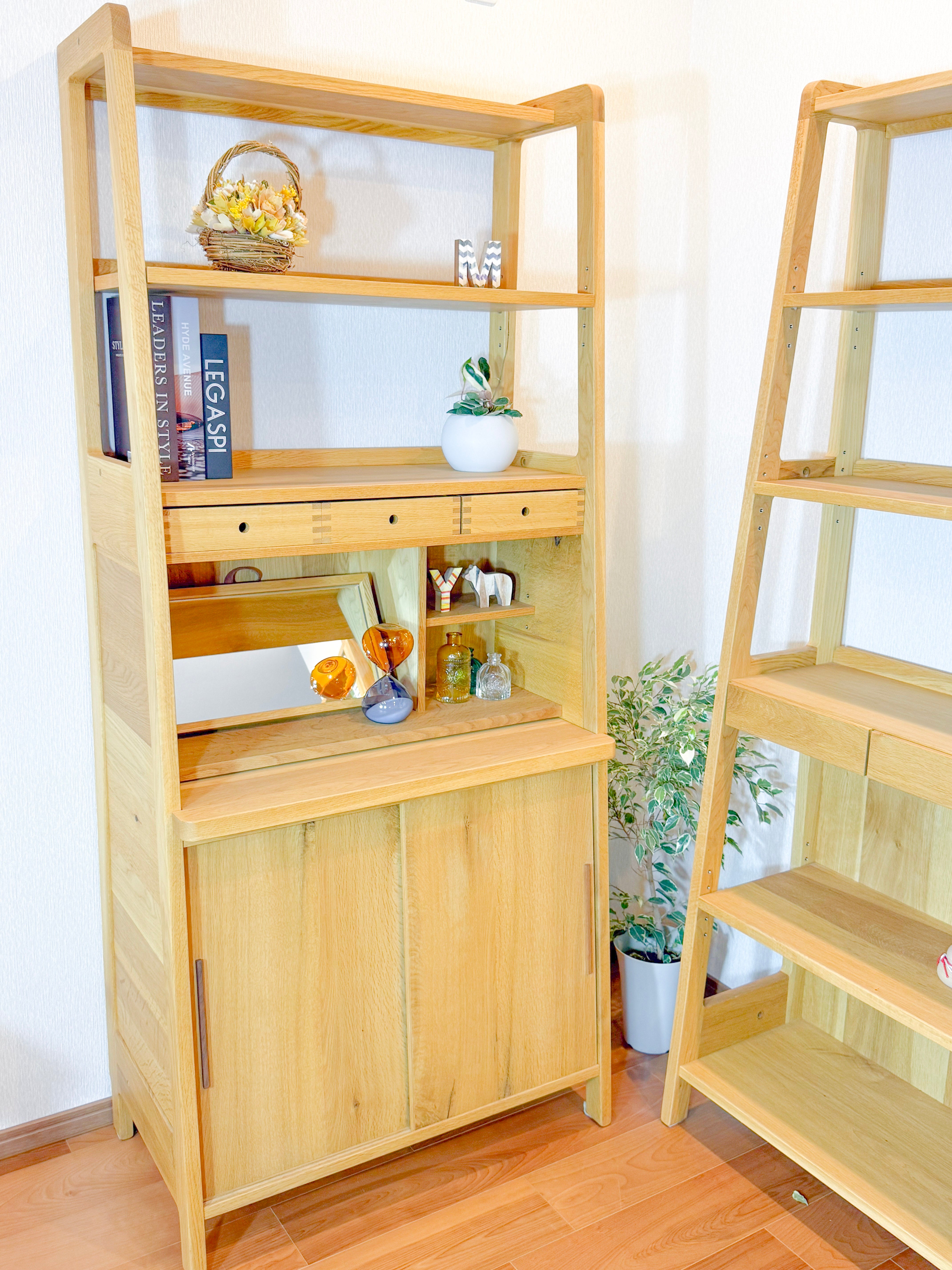 luonto ライティングシェルフ｜大雪木工