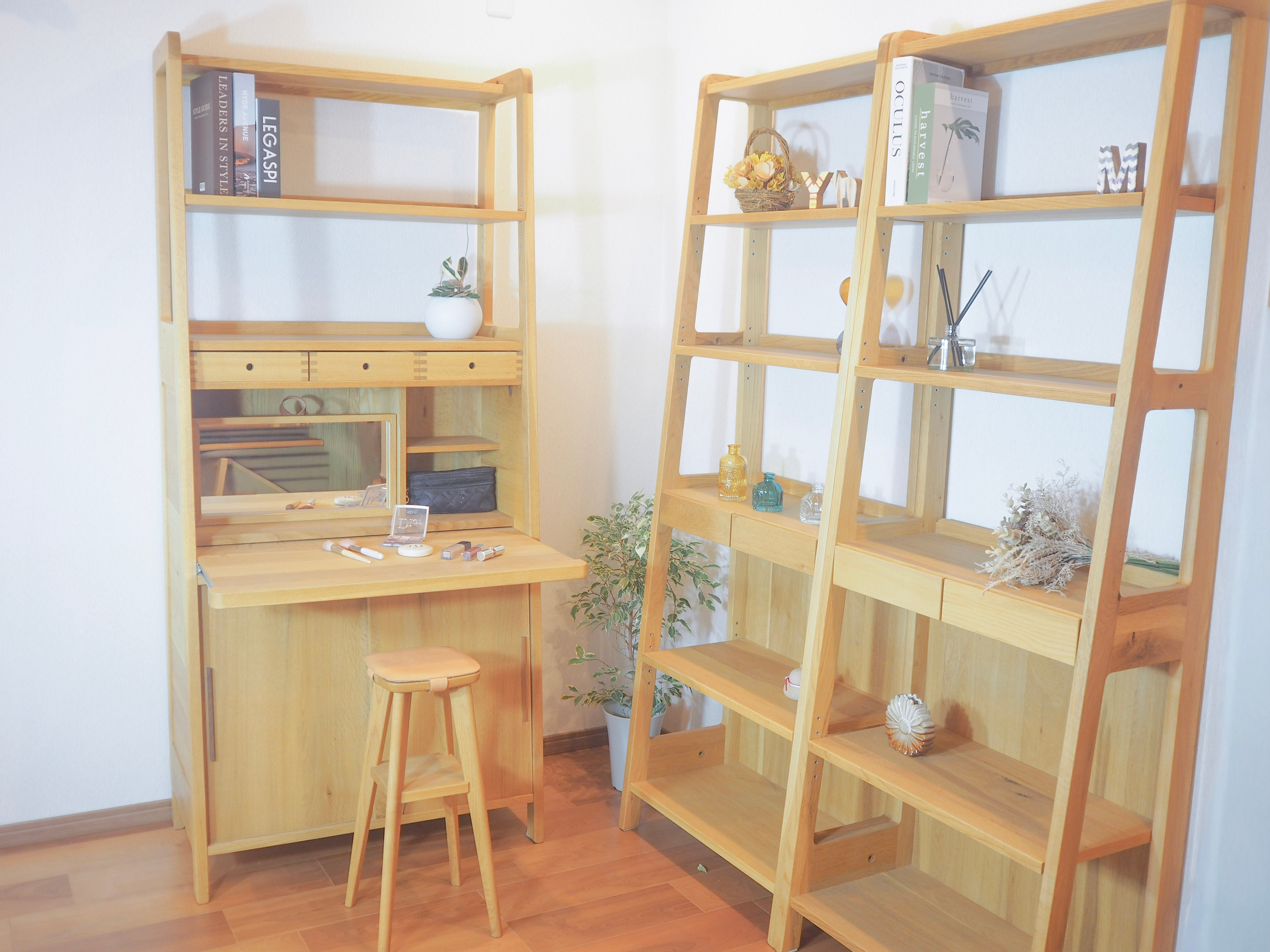 luonto ライティングシェルフ｜大雪木工