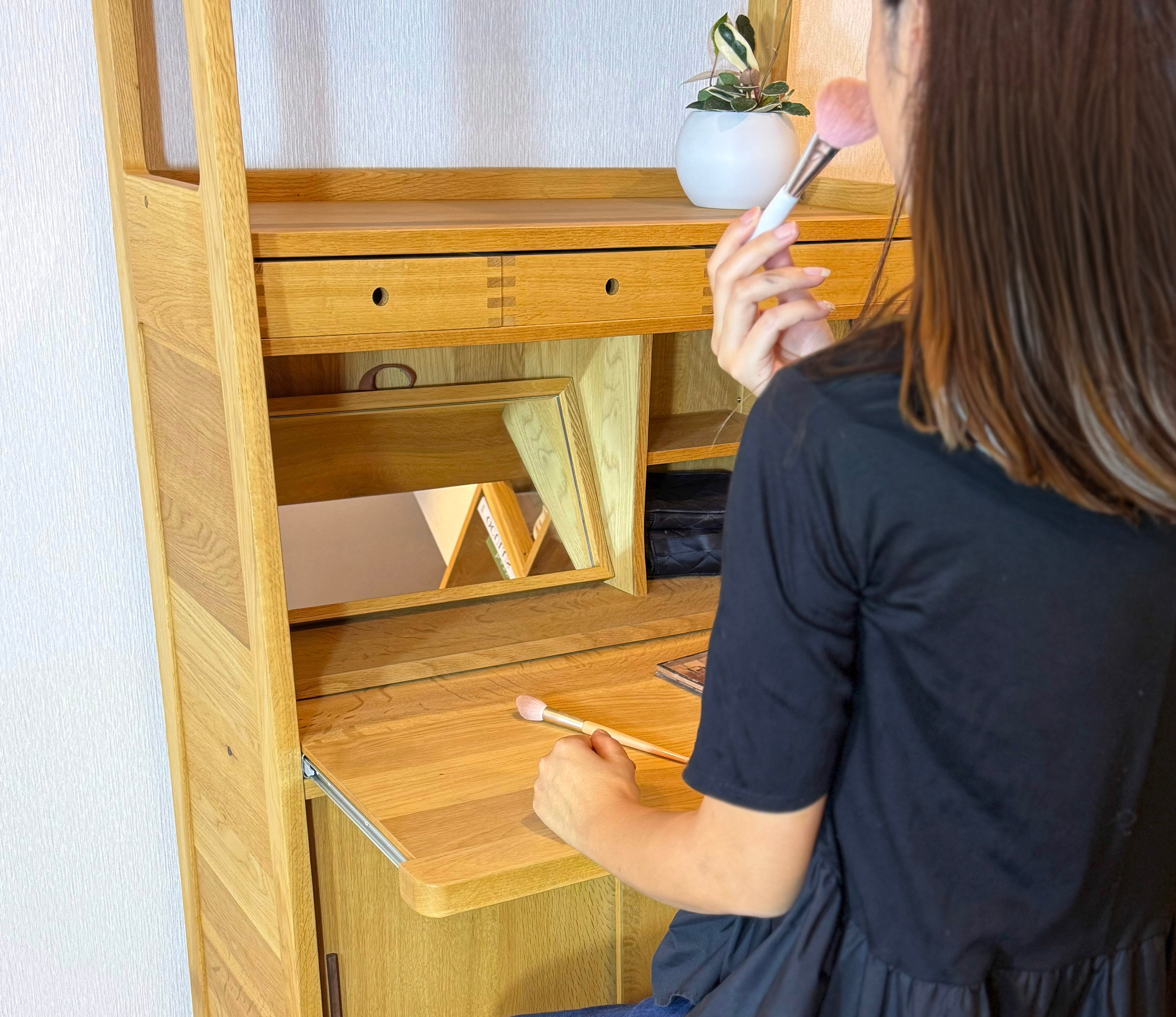 luonto ライティングシェルフ｜大雪木工