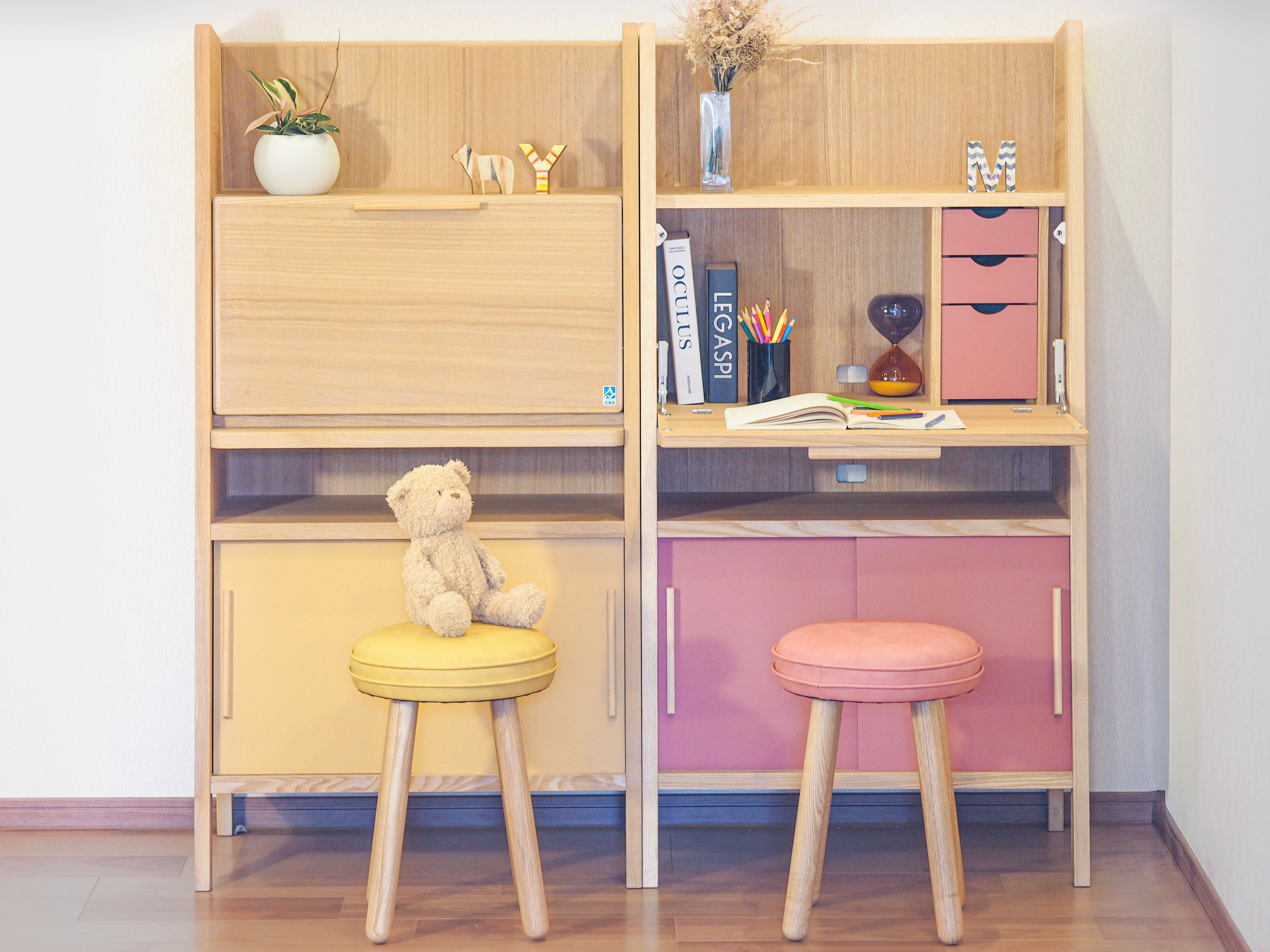 macaron ライティングデスク｜大雪木工