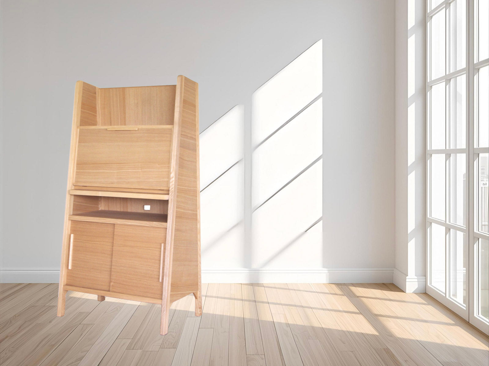 macaron ライティングデスク｜大雪木工